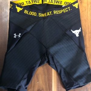 Under Armour Project Rock compression shorts